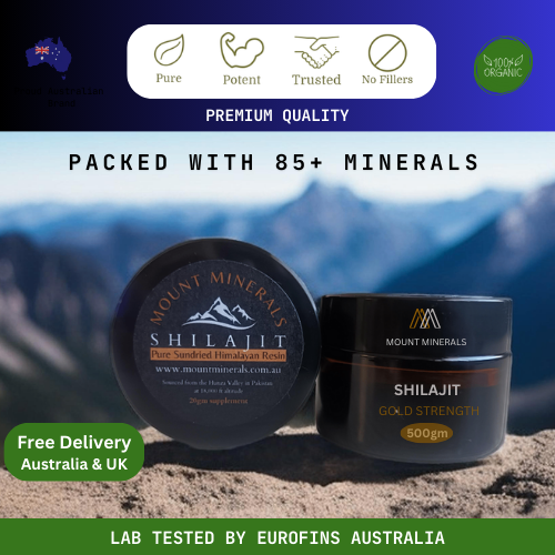 _500gm Organic Shilajit Resin - GOLD STRENGTH (WHOLESALE)